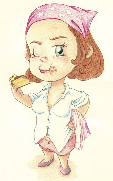 ilustración "A papatortas"
