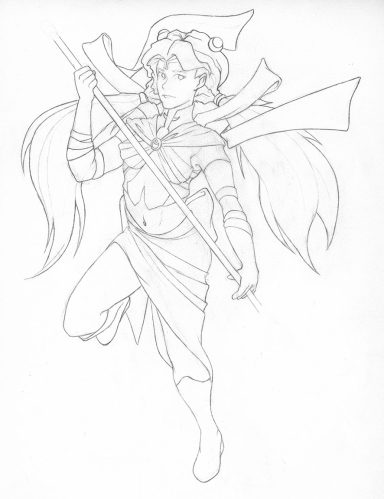 ilustración Sailor Moon imaxe 2