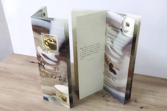 carta produtos Cafés Arume